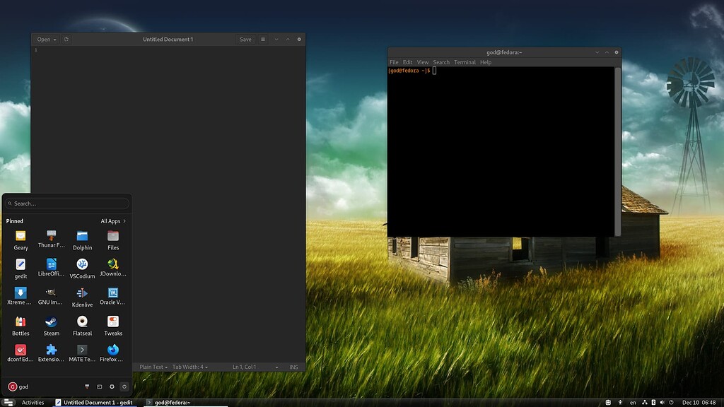 How many of you use dash to panel and arc menu? And what's with people